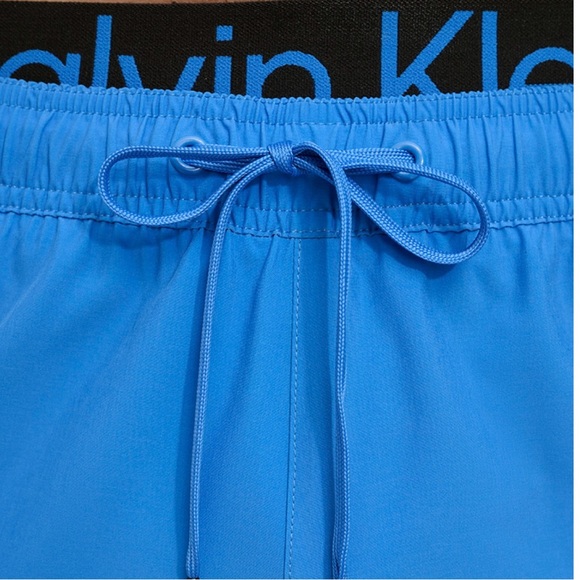 Calvin Klein Logo Elastic Waist Modern Euro
5" Volley Swim Trunks, NWT - Picture 2 of 6